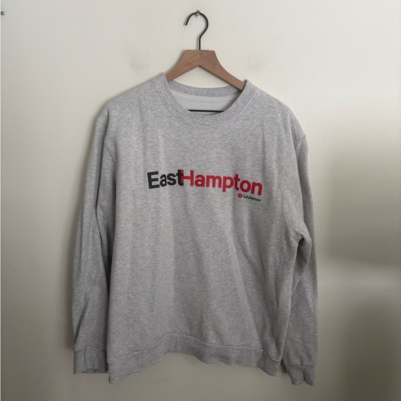 lululemon athletica Other - Lululemon Pullover Crew Neck Gray Sweatshirt Graphic Unisex Large EUC